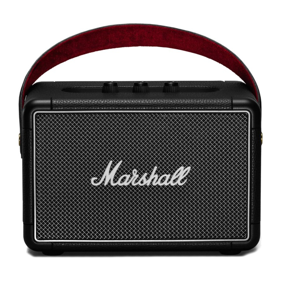 Marshall Kilburn II - Portable Stereo Loudspeaker Manual