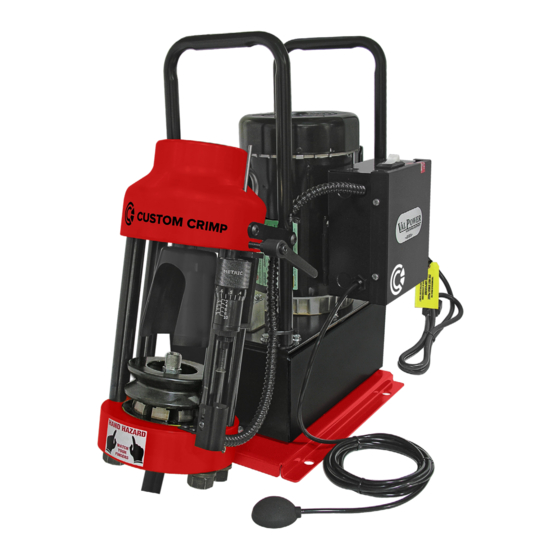Custom Crimp D105M Series Operator's Manual