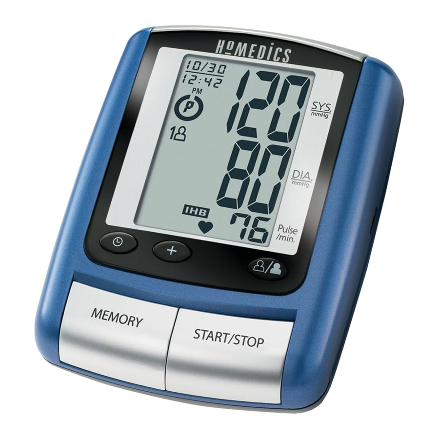 Homedics BPA-110 Manual