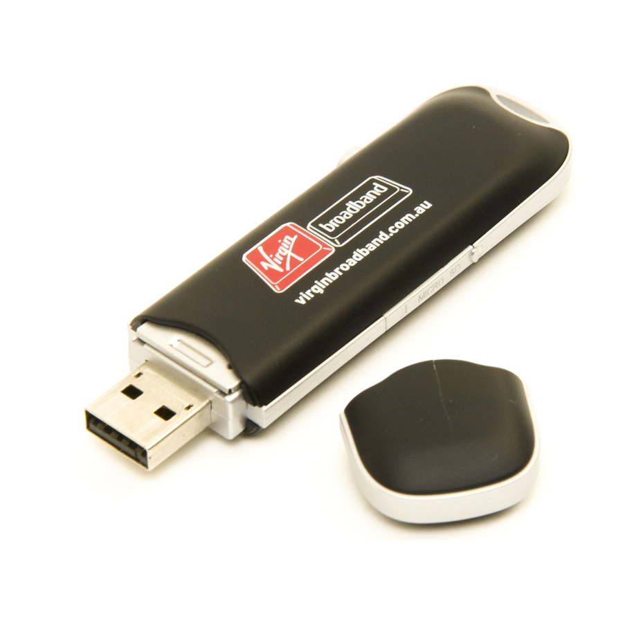 Virgin USB modem User Manual