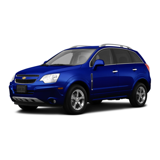 Chevrolet 2014 Captiva Sport Manuals