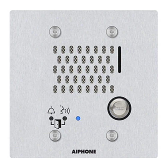 Aiphone IX-SS-2G IP Door Station Manuals