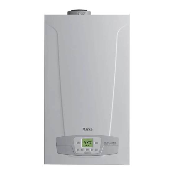 Baxi Duo-Tec Compact+ Instruction Manual For Users And Fitters