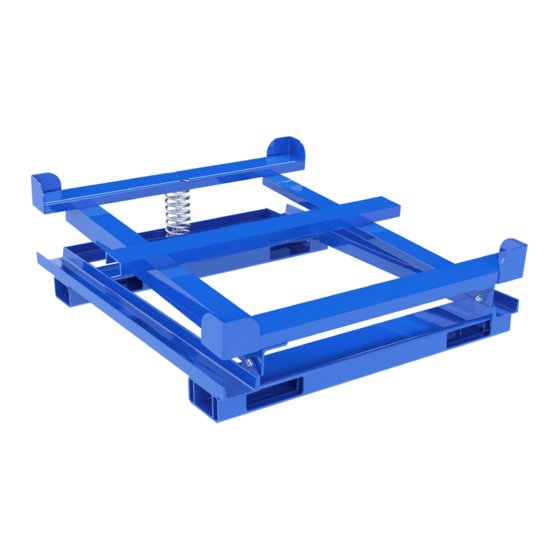 Vestil IBC-TLT-FP Quick Start Manual