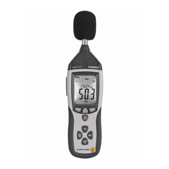 Velleman DVM8852 User Manual
