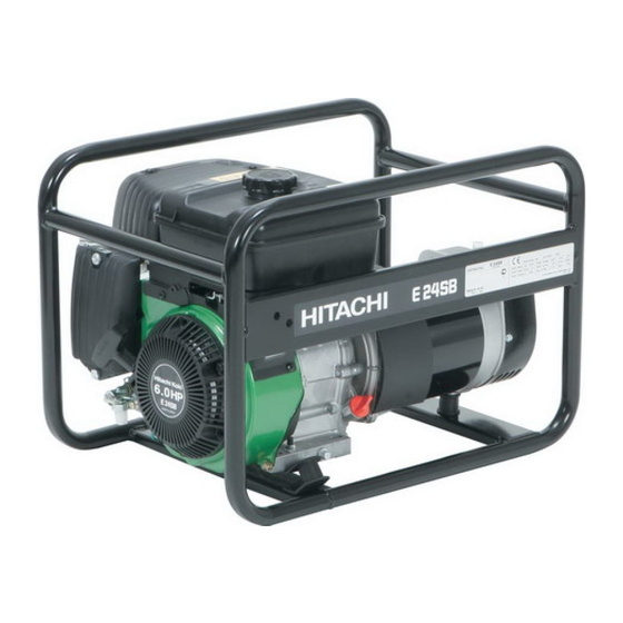 Hitachi E35SB Safety Instructions And Instruction Manual