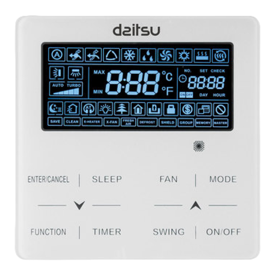 Daitsu XK46 Wired Controller Manuals