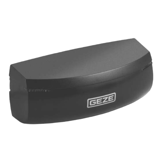 GEZE GC 308 R Installation Instructions Manual