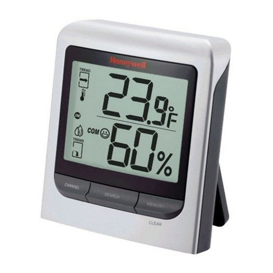 Honeywell TM005X - Wireless Indoor/Outdoor Thermo-Hygrometer Manuals