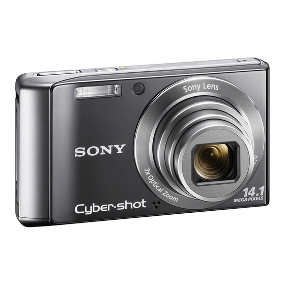 Sony Cyber-shot DSC-W370 Handbook