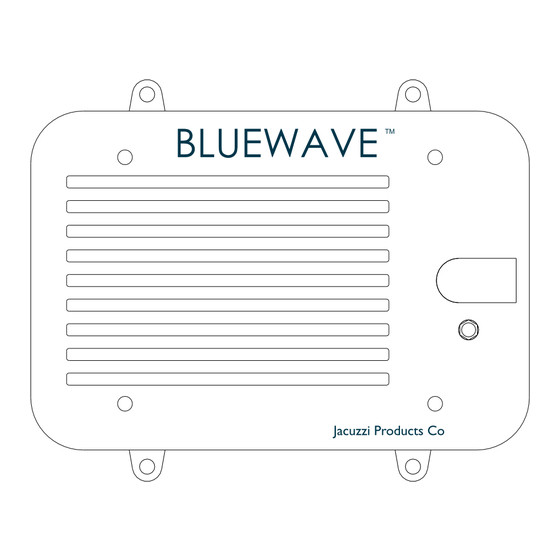 Jacuzzi Products AQUATIC AV BLUEWAVE 6500-915 Owner's Manual