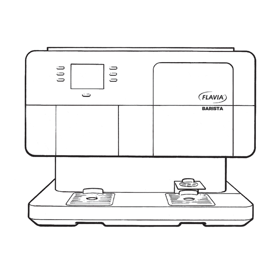 LAVAZZA FLAVIA BARISTA Manuals