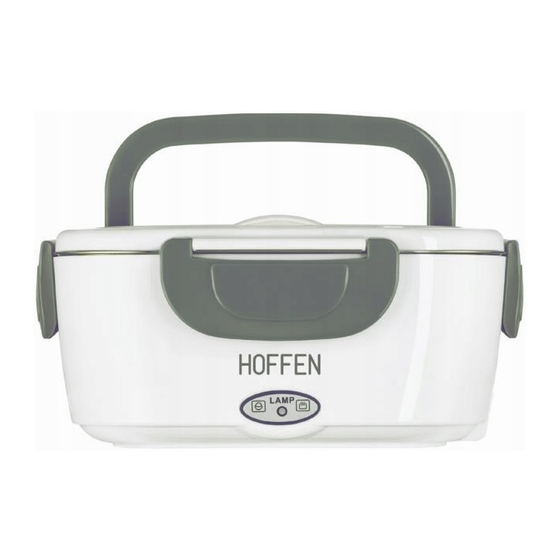 User Manuals: HOFFEN SH-YY3166B Heating Lunchbox