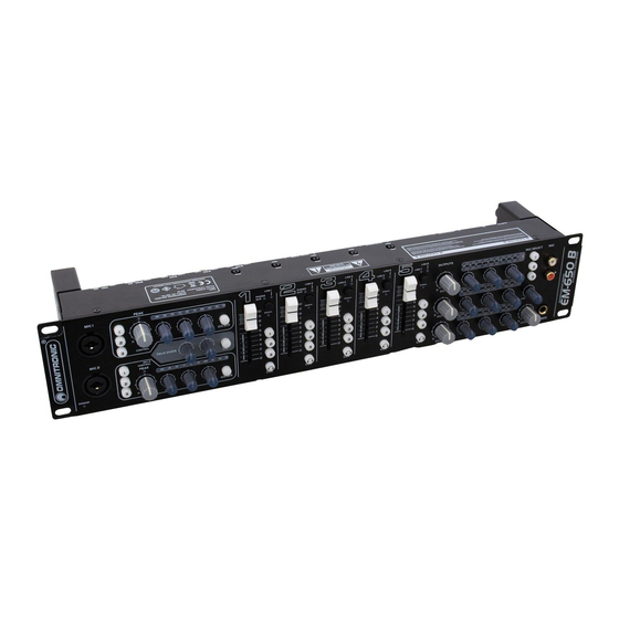 Omnitronic EM-650B User Manual