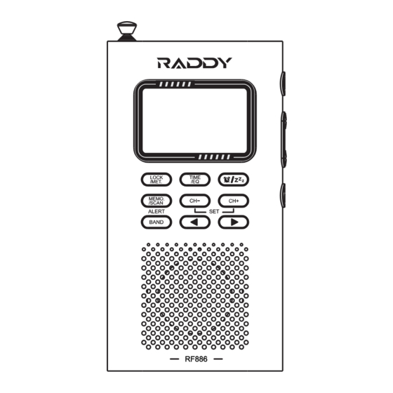 Raddy RF886 User Manual