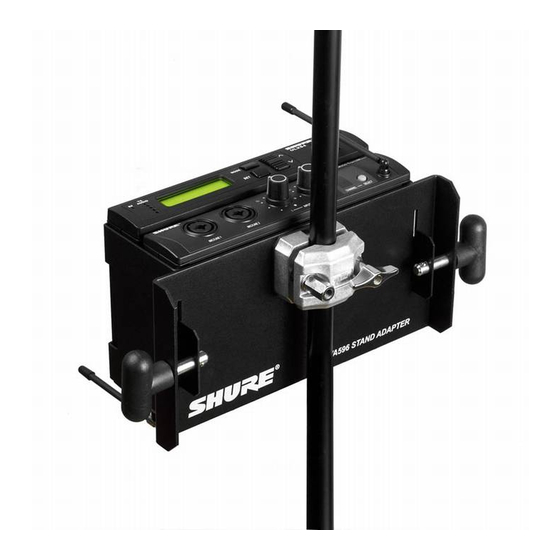 Shure WA596 Instructions