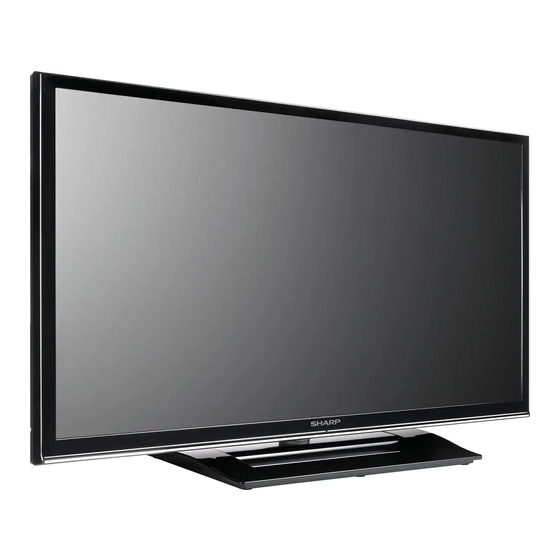 Sharp LC-39LE352E-WH (B) Operation Manual