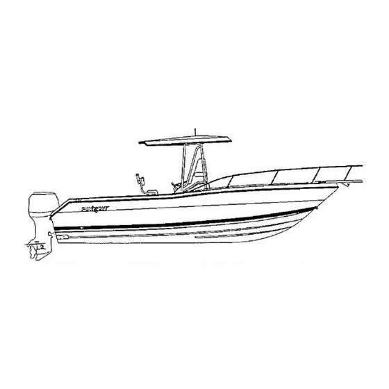 PURSUIT 1994 2470 Center Console Owner's Manual