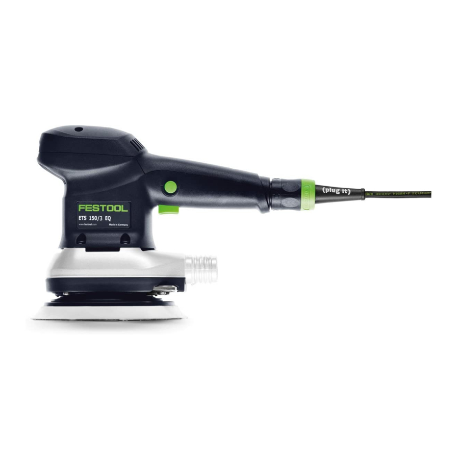 Festool ETS 150/3 EQ Operating Instructions/Spare Parts List