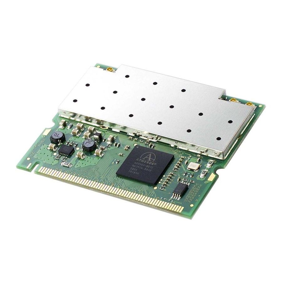 Silex technology Wireless Mini PCI Module SX-10WAN Specifications