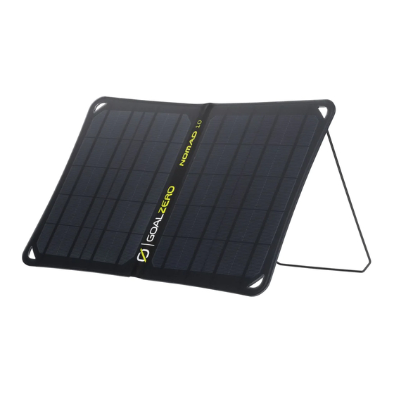 GOAL ZERO NOMAD 10 User Manual