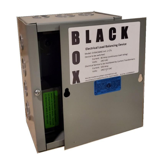 Black Box EVSW-240-100-60 Installation Manual