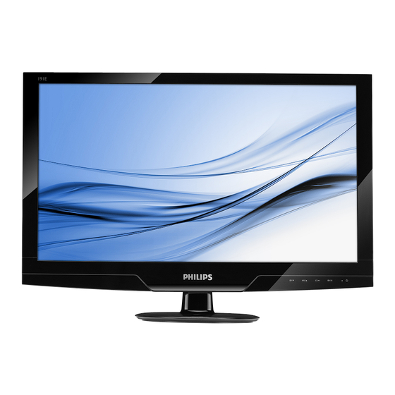 Philips 191E2SB/27 User Manual