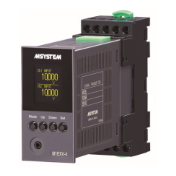 M-system M1EXV-4 Operating Manual
