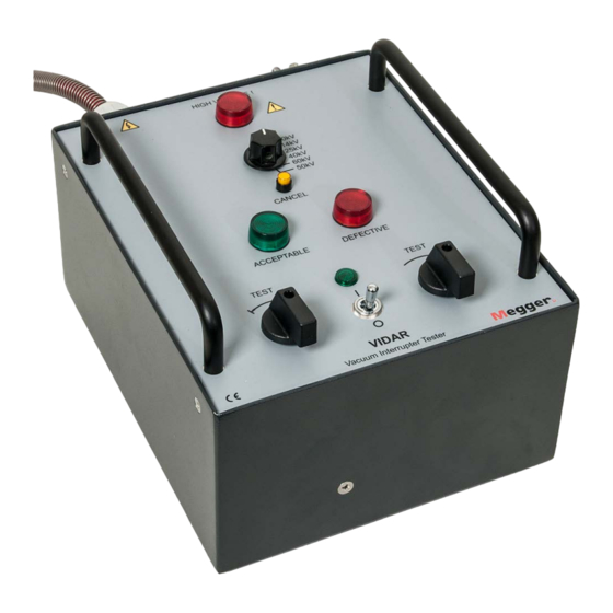 Megger VIDAR User Manual