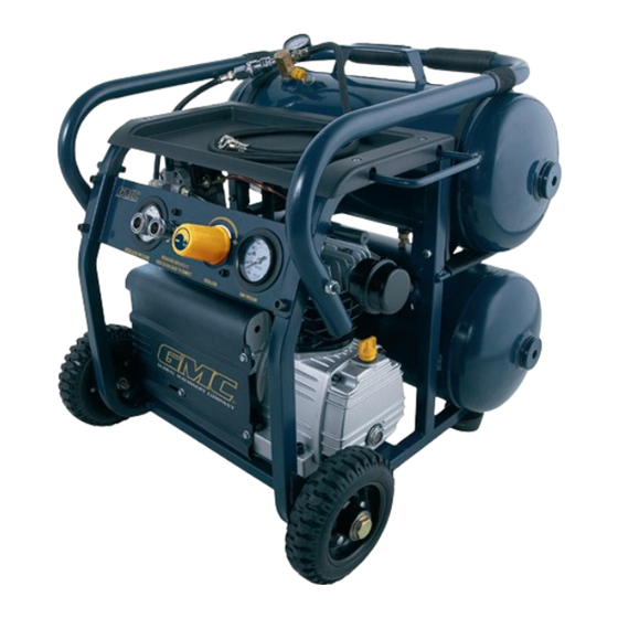 Global Machinery Company 2HP/1600W 32LT DUAL TANK COMPRESSOR WITH REMOVABLE TANK DTC32L Instruction Manual