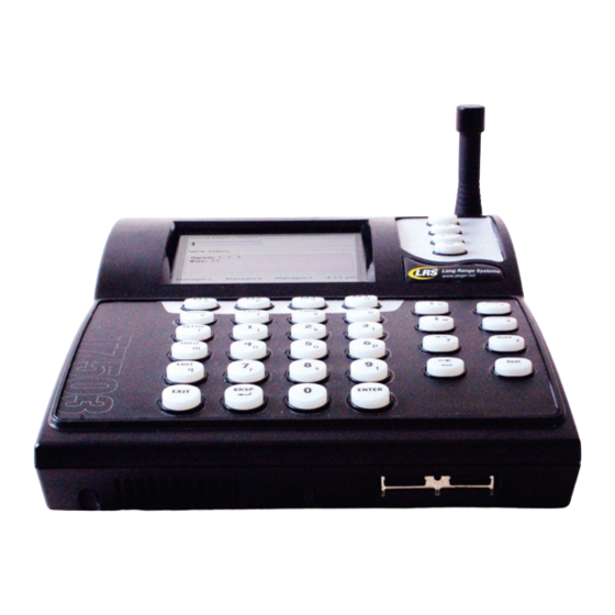 User Manuals: LRS T7503 Paging System Transmitter