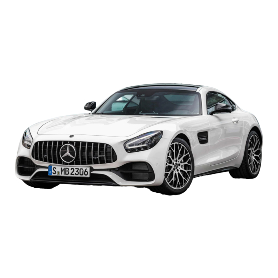 Mercedes-Benz AMG GT Operator's Manual
