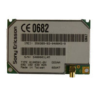 Sony Ericsson GM48 User Manual