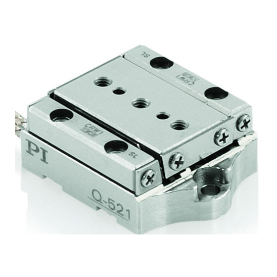PI Q-521 User Manual