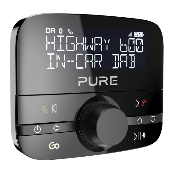 PURE Highway 600 DAB Radio Adapter Manuals