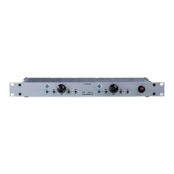 Tritonaudio D2O Stereo Quick Manual