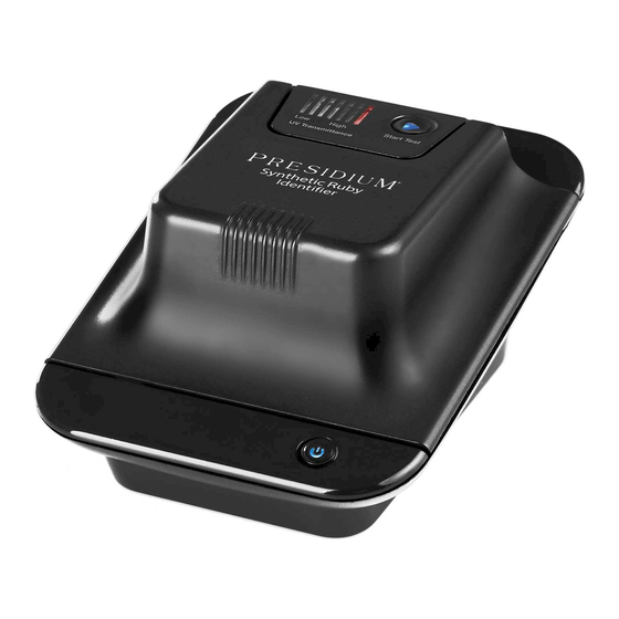 PRESIDIUM Synthetic Ruby Identifier User Handbook Manual