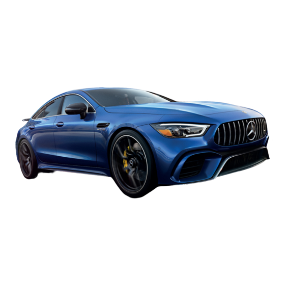 Mercedes-Benz AMG GT Operator's Manual