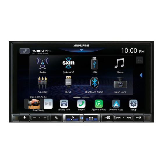 Alpine iLX-507 Owner's Manual