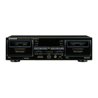 Pioneer CT-W706DR Operating Instructions Manual
