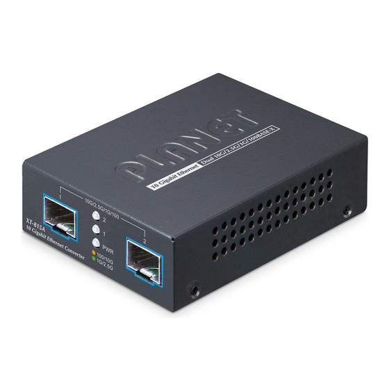 Planet XT-815A Manuals