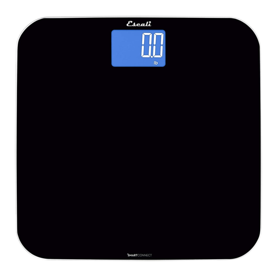 Escali SmartConnect SC200BS Owner's Manual