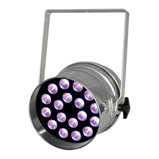 EuroLite LED PAR-64 QCL Short User Manual