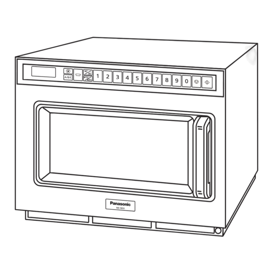 Panasonic NE-1843 Operating Instructions Manual