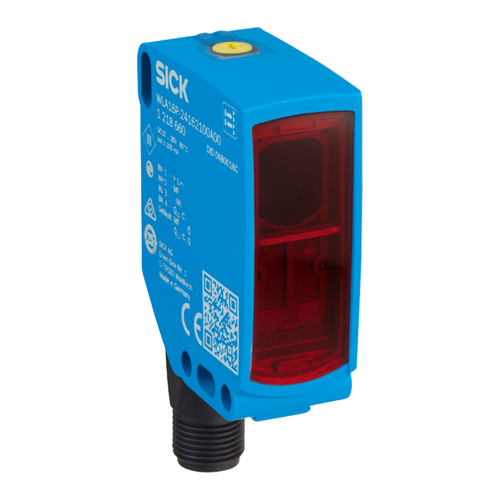 SICK WLG16 Bluetooth Operating Instructions Manual
