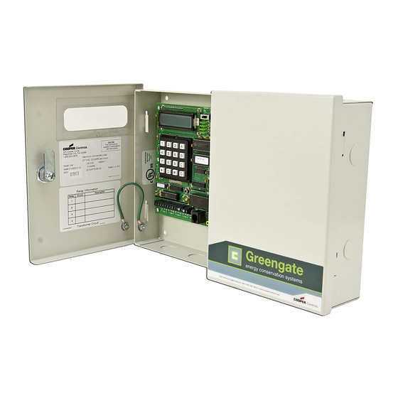 Greengate LiteKeeper 4 Control Panel Manuals