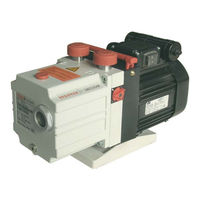 Pfeiffer Vacuum Duo 2.5 Operating Instructions Manual