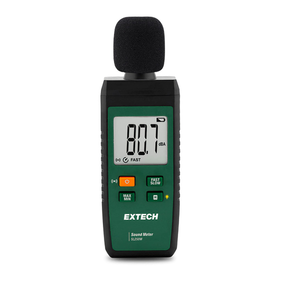 Extech Instruments SL250W User Manual