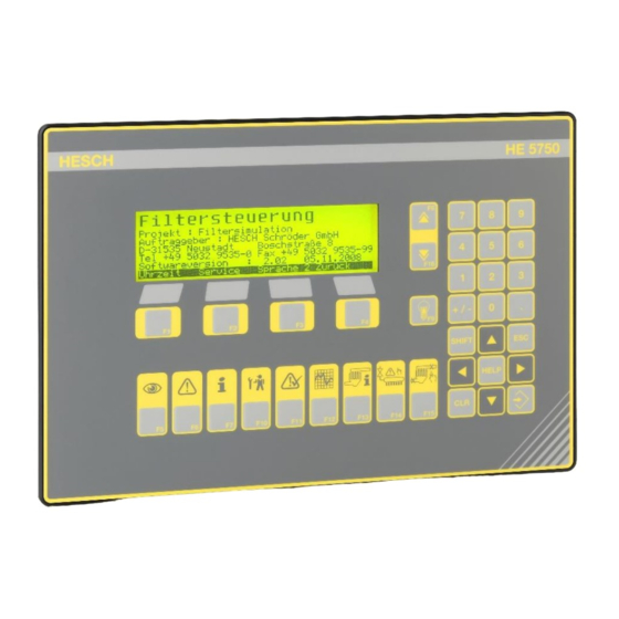 HESCH HE 5750 Manuals