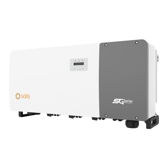 SOLIS -60K-LV-5G-PRO Installation And Operation Manual